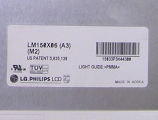 Original LM150X06-A3M2 LG Screen Panel 15" 1024*768 LM150X06-A3M2 LCD Display